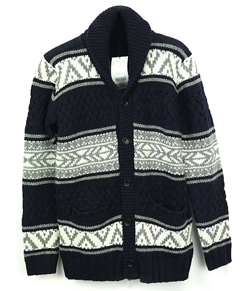 男式針織開(kāi)襟衫